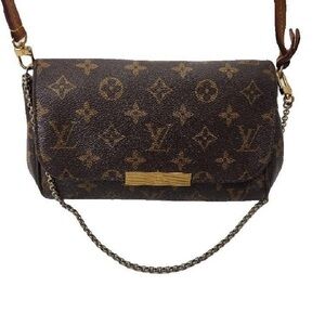 Louis Vuitton Dark Brown Monogram Crossbody Bag